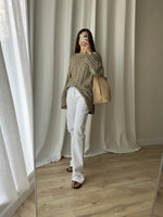 Levi's 501 white jeans