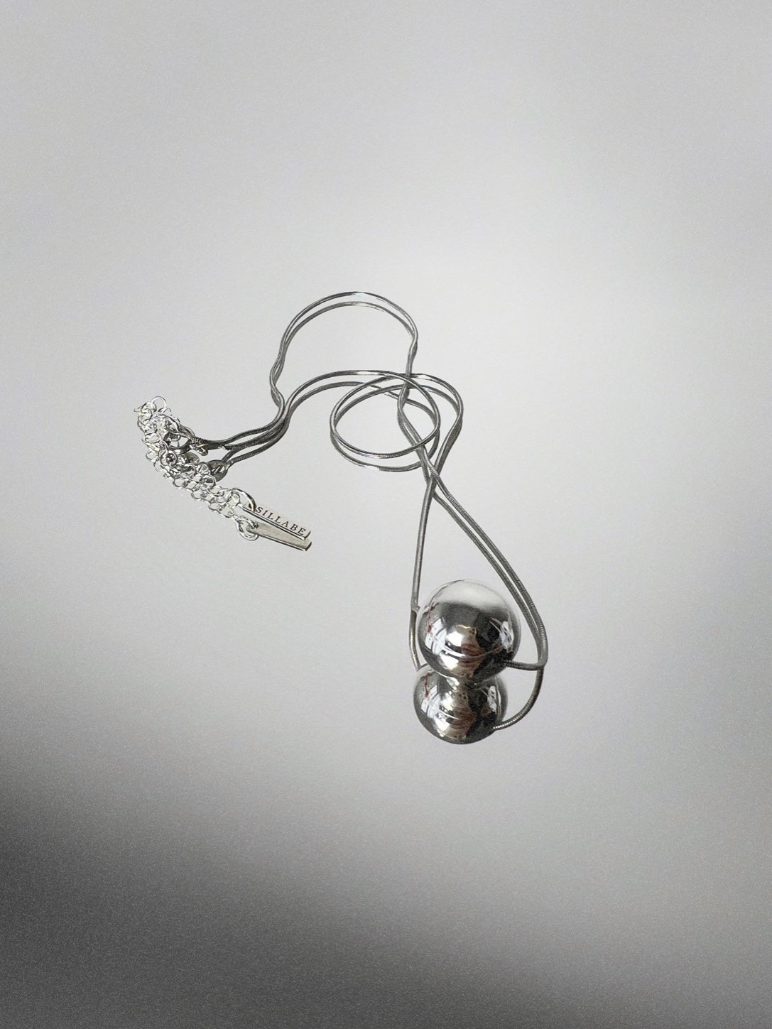 Sillabe Studio Luna Piena necklace - Silver