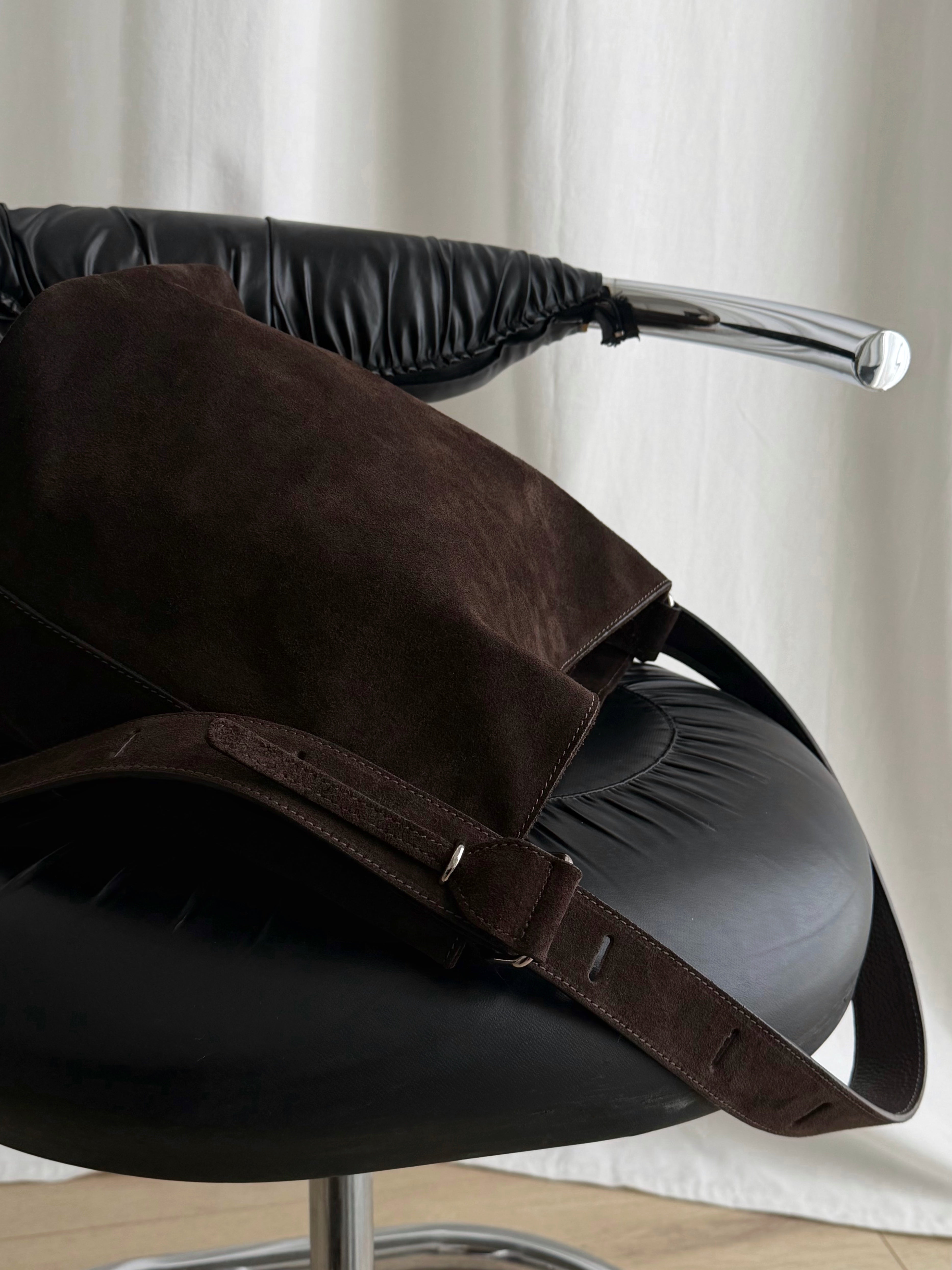 Sillabe Studio bucket bag - Dark coffee