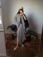 100% Linen shirt - Tortora