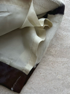 Patrizia Pepe real leather cow skirt
