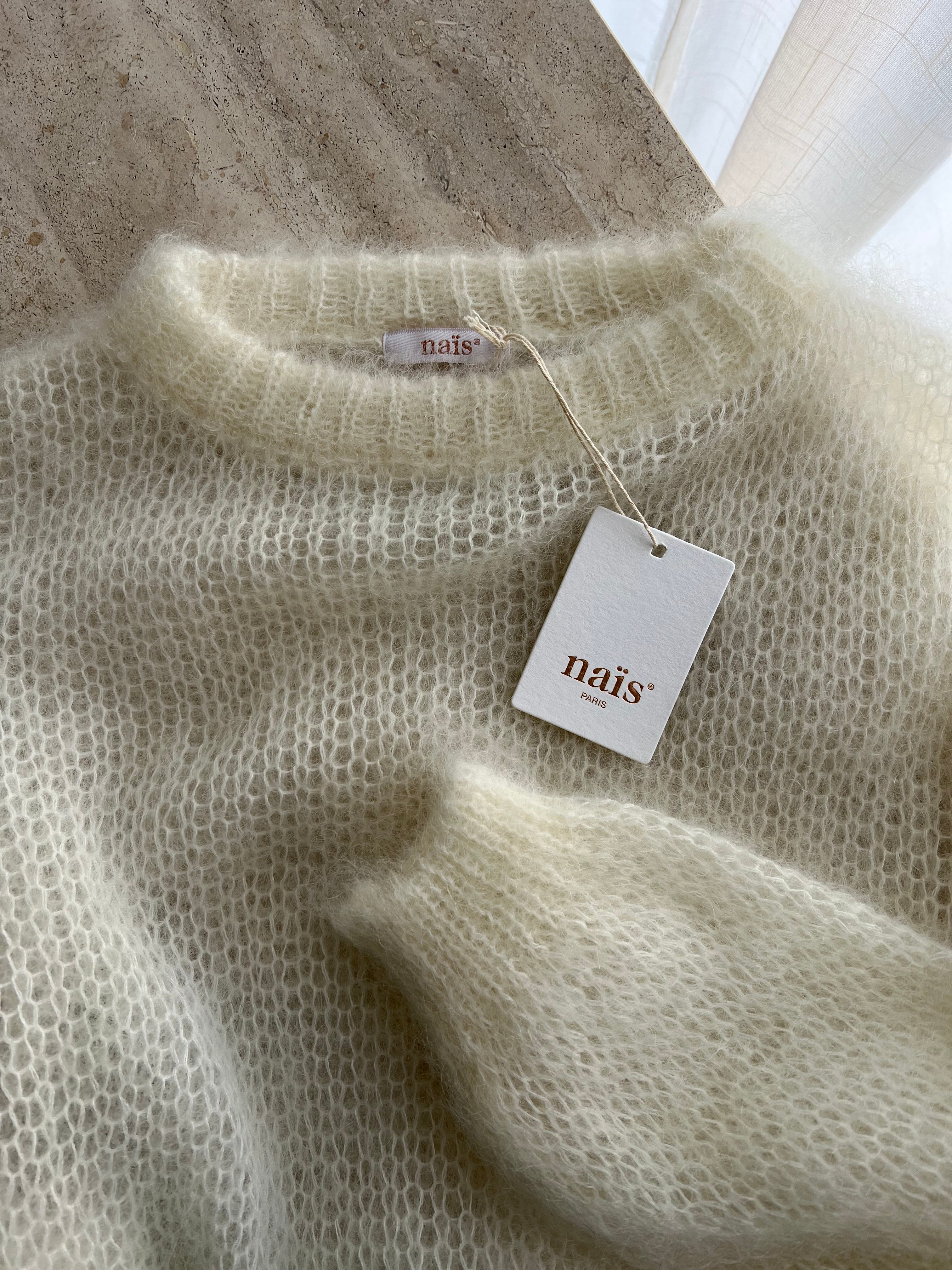 80% kid mohair soft pull - Latte