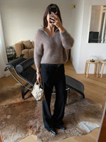 80% kid mohair soft pull - Cacao