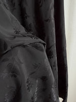 Oriental liquid midi skirt - Black