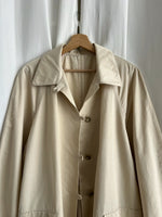 Tailoring pure silk butter trench