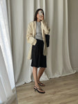MaxMara pure linen black bermuda