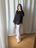 Oriental shirt-jacket