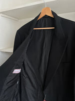 Pure wool genderless black blazer