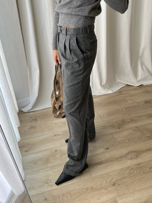 Made in Italy pure wool grey pants