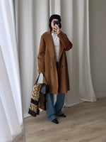 Piacenza pure wool biscuit coat