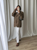 100% Silk genderless blazer