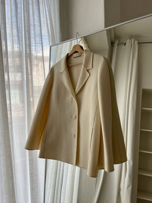 100% Wool cream jacket