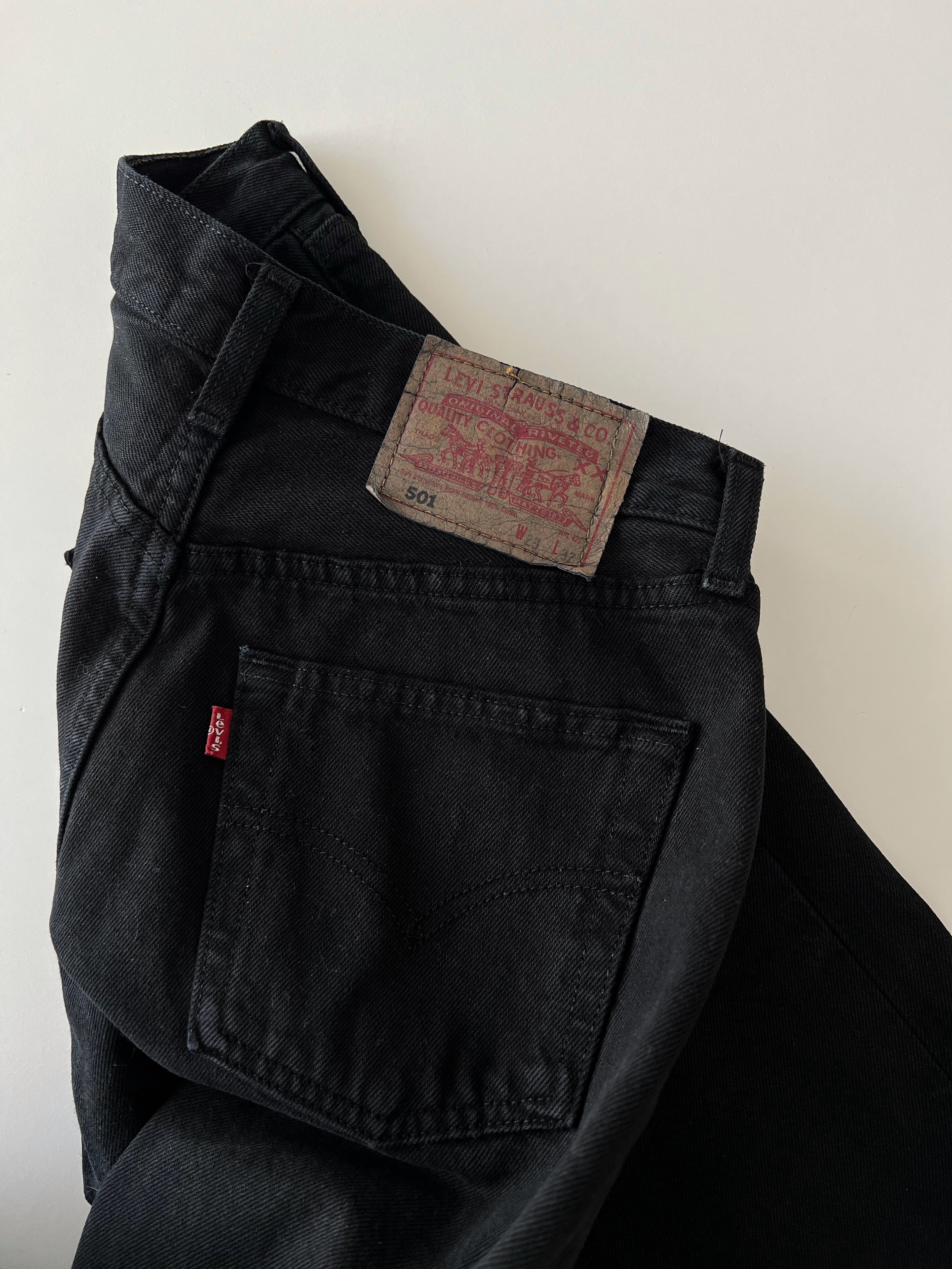 Levi's 501 black jeans