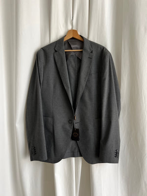 Made in Italy wool blend grey blazer