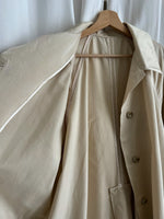 Tailoring pure silk butter trench