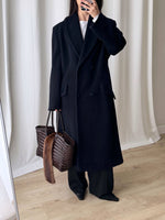 Lancetti pure wool blue coat