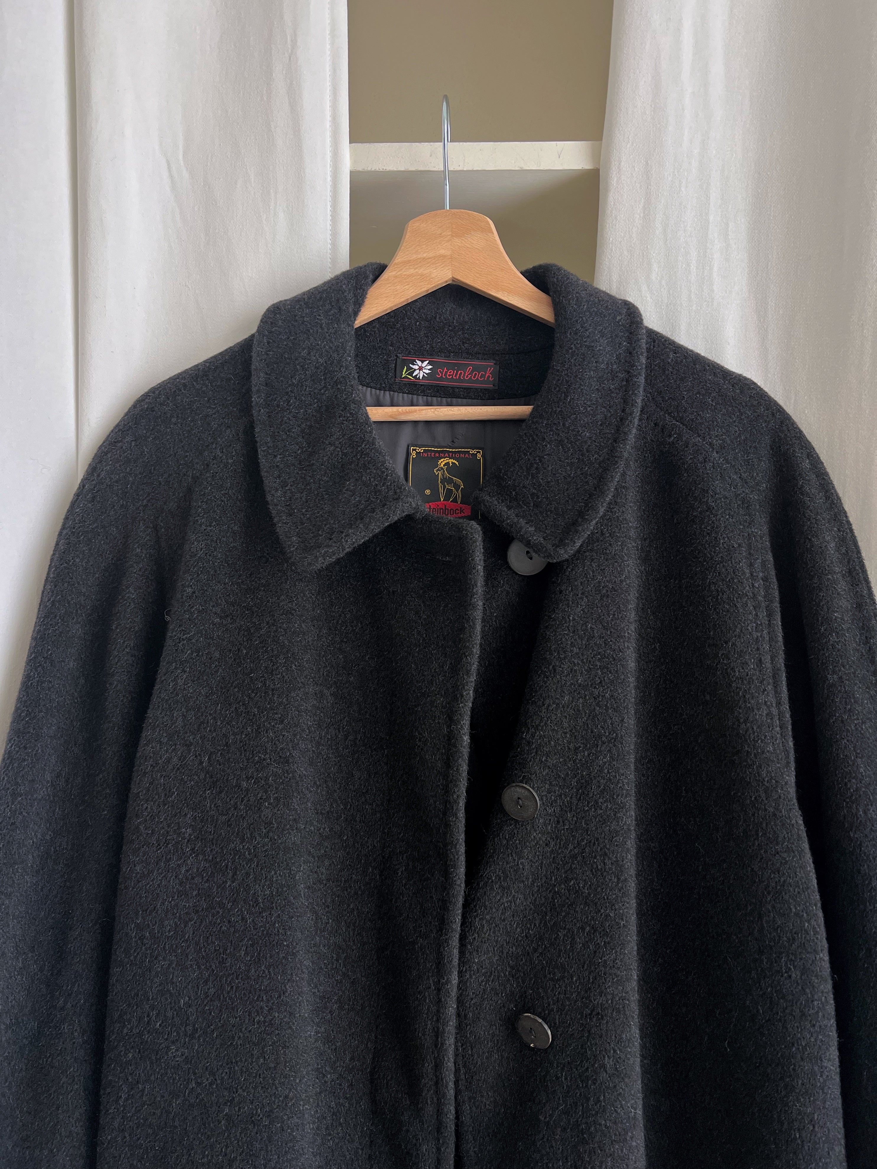 Original Steinbock pure wool grey coat