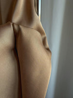 Silk & viscose liquid pants - Camel