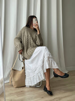 Jil Sander pure cotton oversize pull