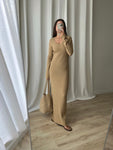 Benetton pure wool knitted long dress