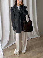 Sillabe Studio bucket bag - Dark coffee