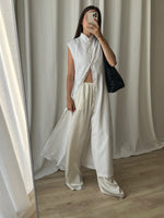 Pure linen oriental long dress