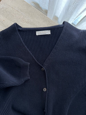 Sisley 100% Cotton blu cardigan