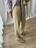 Viscose blend beige pants