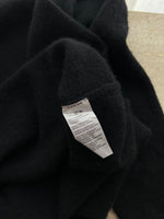 100% Cashmere black long pull