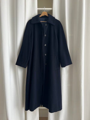 Pure wool classic blue coat