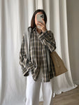 Pure cotton checked shirt