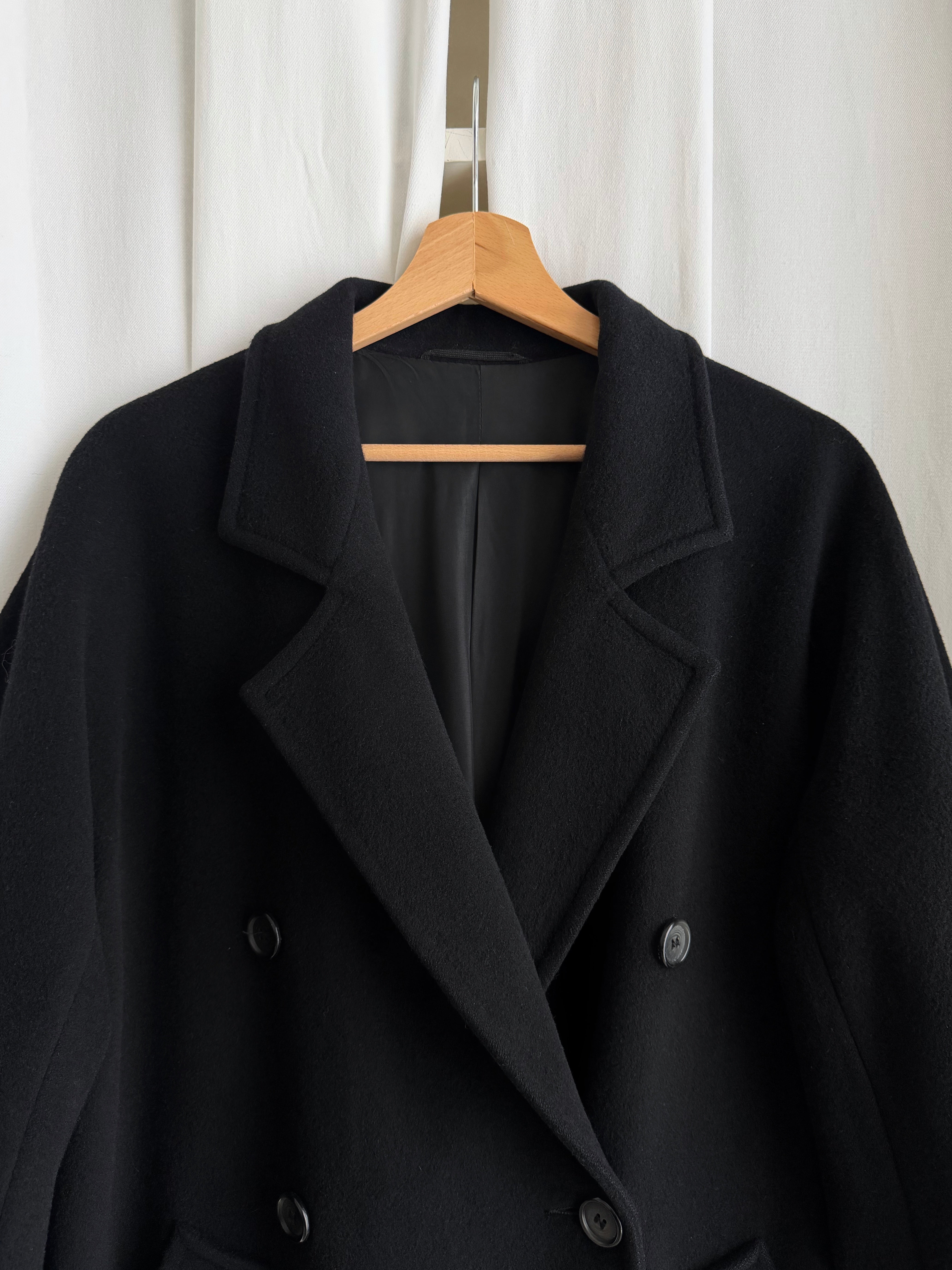 Marella pure wool black coat
