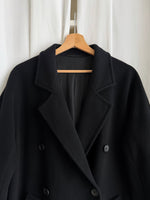 Marella pure wool black coat
