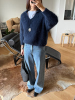80% kid mohair soft pull - Notte