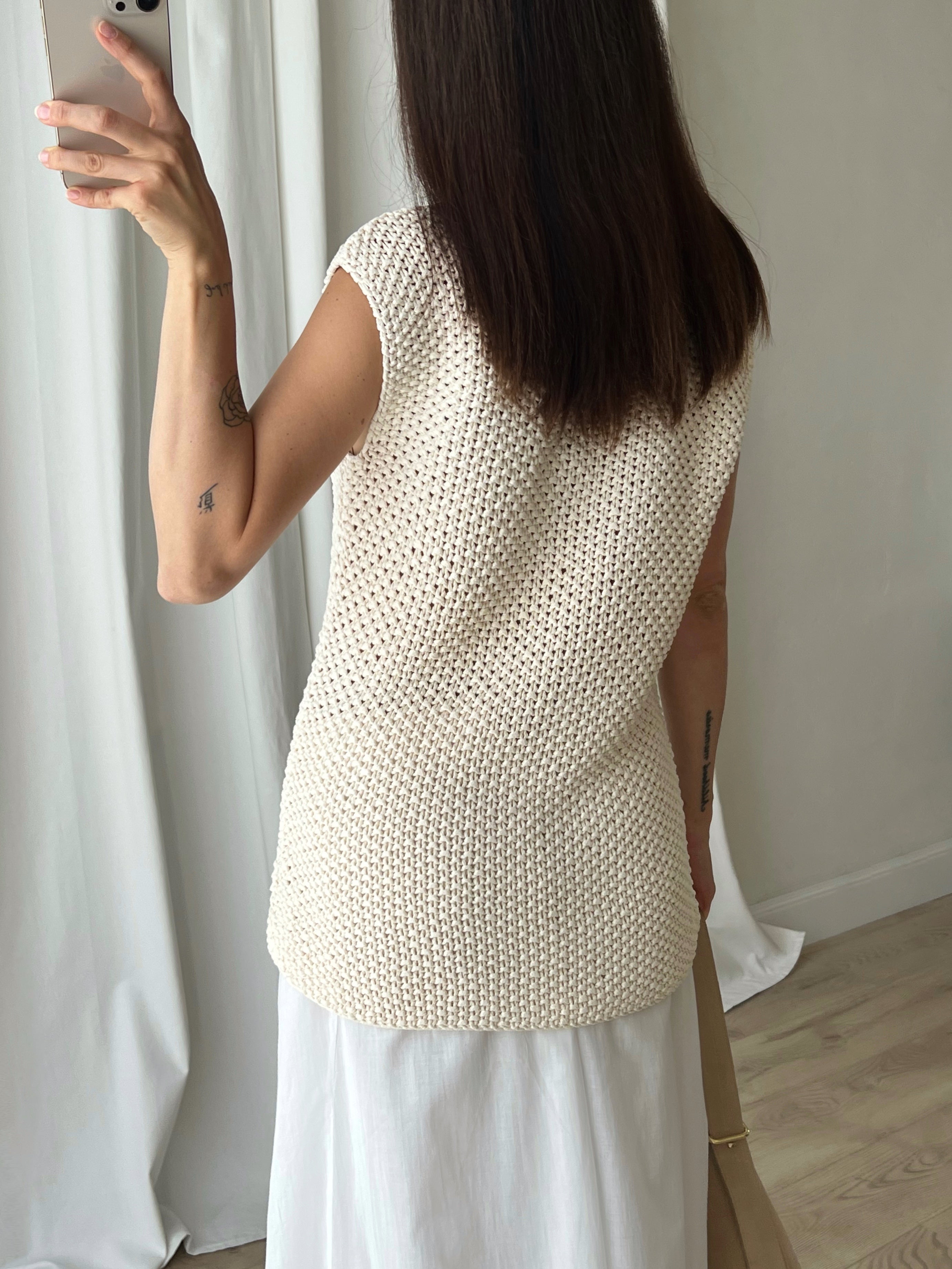 Loewe pure silk knitted top