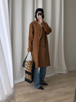 Piacenza pure wool biscuit coat