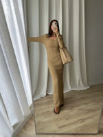 Benetton pure wool knitted long dress