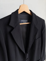 MaxMara lightweight wool black blazer