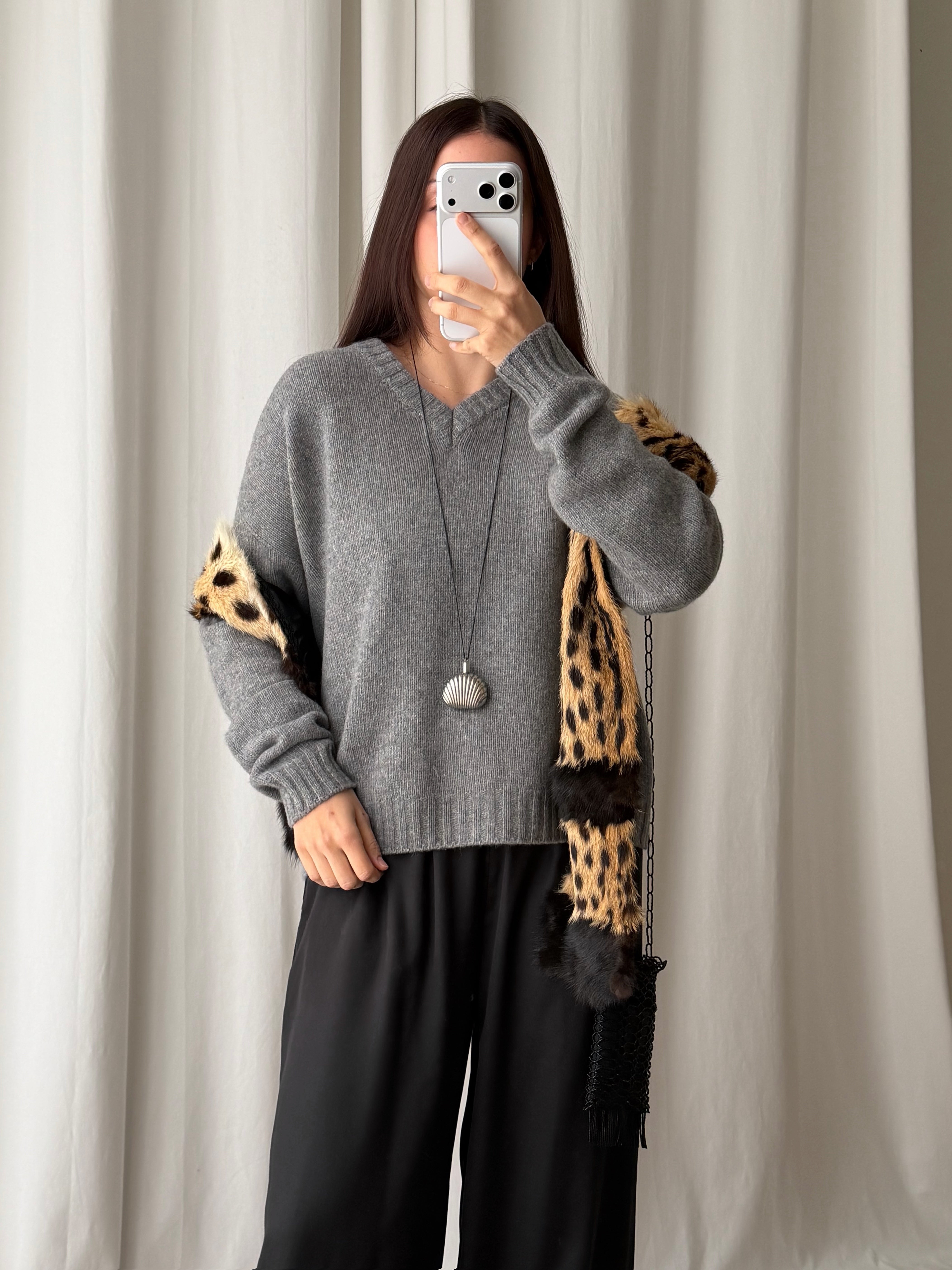 100% merino wool soft pull - Perla