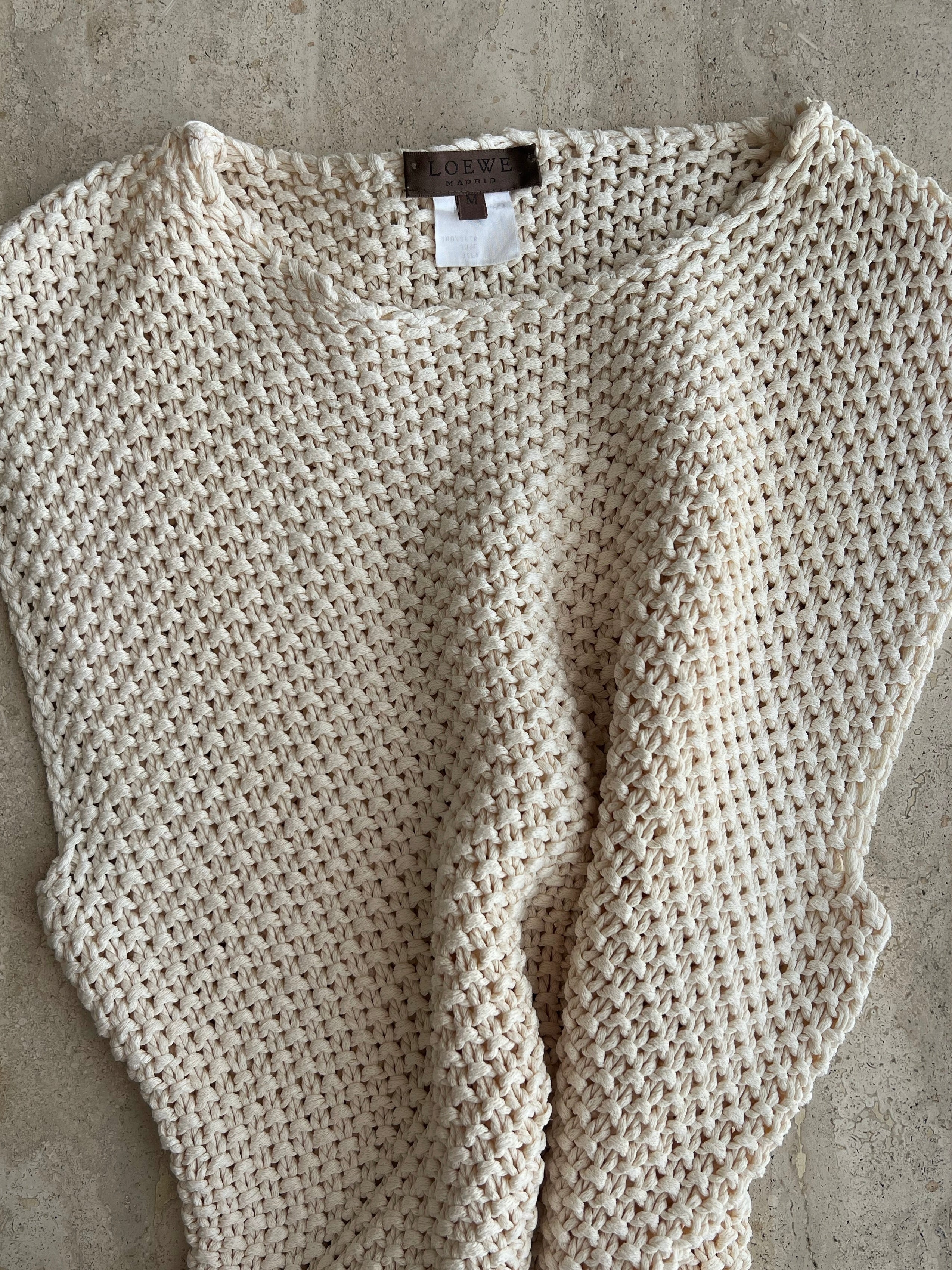 Loewe pure silk knitted top
