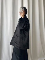 Pure silk oriental down jacket