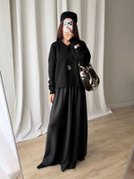 100% merino wool soft pull - Carbone