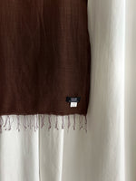 Viscose & silk pareo - Chocolate