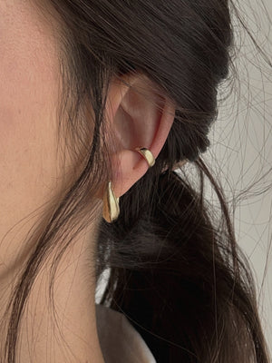 Sillabe Studio Mini earcuff - silver 925 gold plated