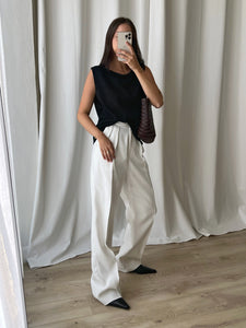 Sportmax classic pence white pants