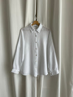 100% Linen comfy shirt - White