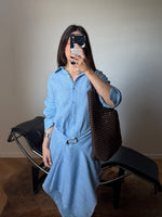 100% Linen shirt - Cielo