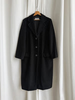 Marella wool and angora black coat