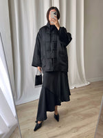 Pure silk oriental down jacket