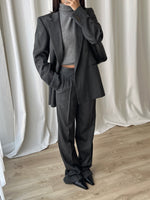 Made in Italy 100% Wool grey suit